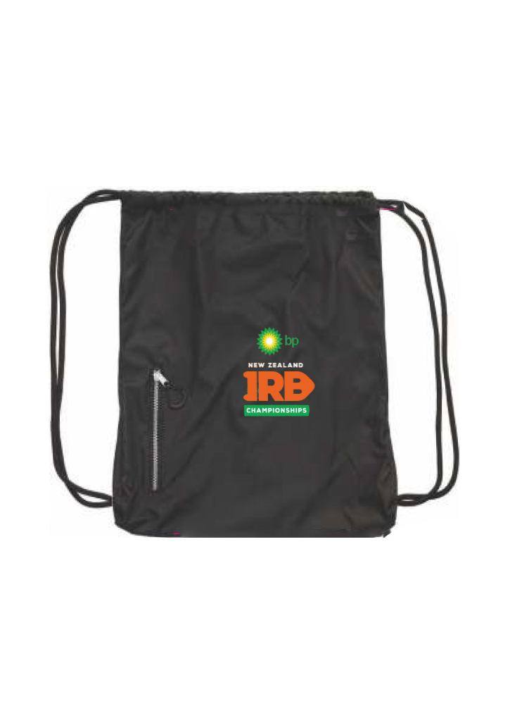 bp New Zealand IRB Championships 2026 String Bag Black 1SZ