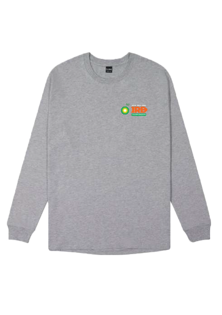 bp New Zealand IRB Championships 2026 Tee LS Grey Marle
